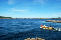Im Hintergrund sieht man Kristiansand